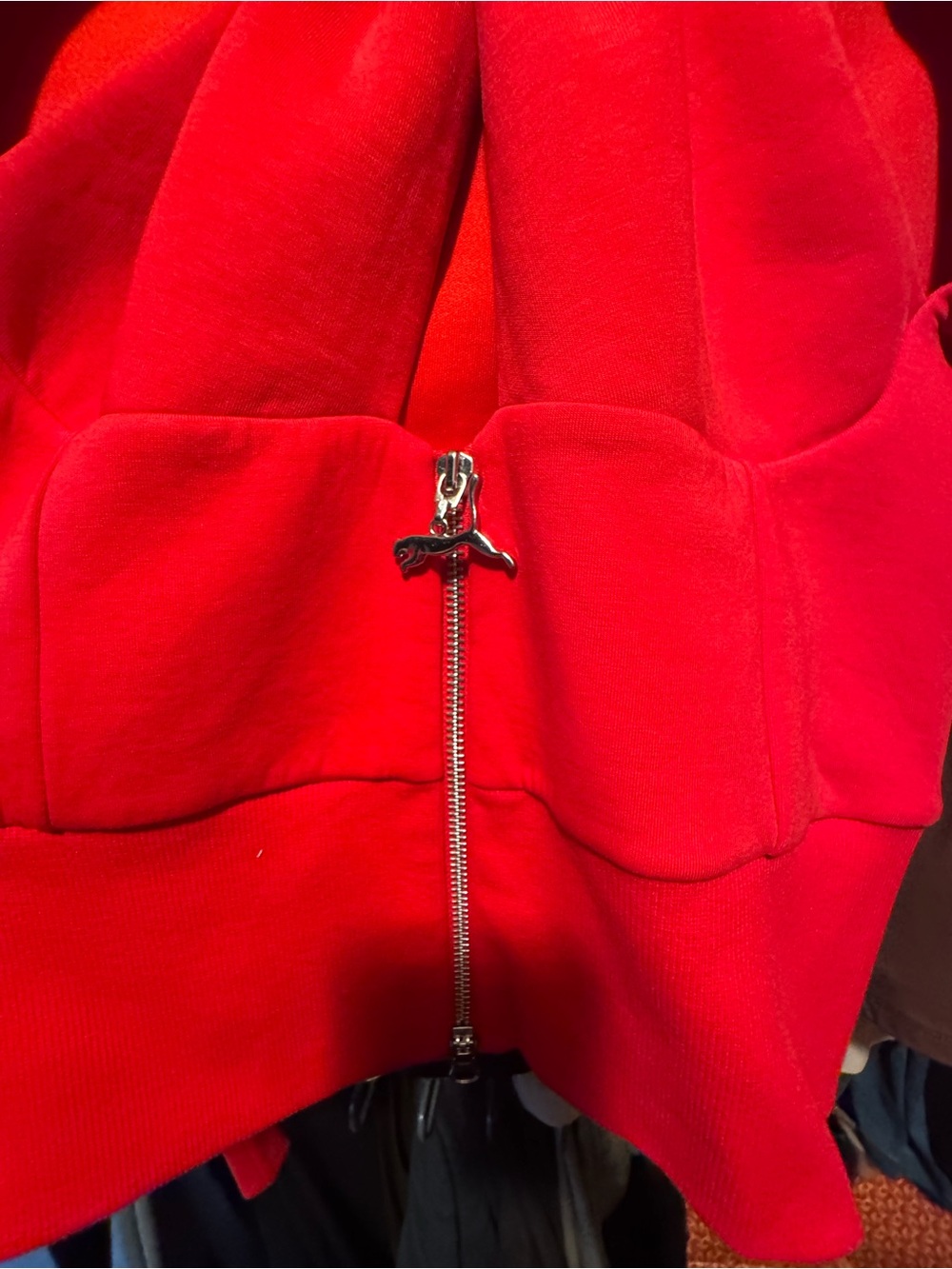 Coperni Red and White Cutout Hoodie - Picture 4 of 10